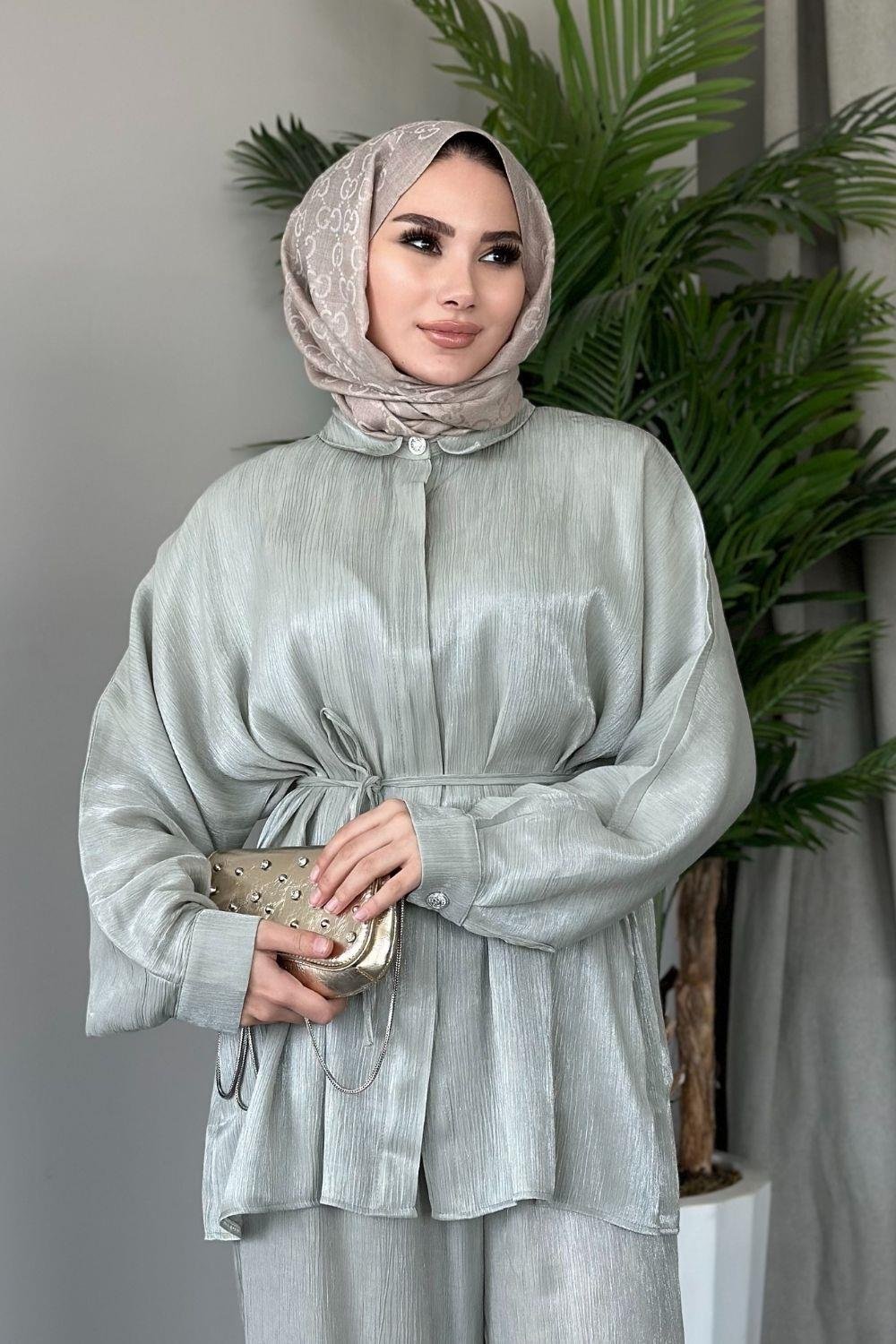 Su Pantolon Takım Mint 20760 