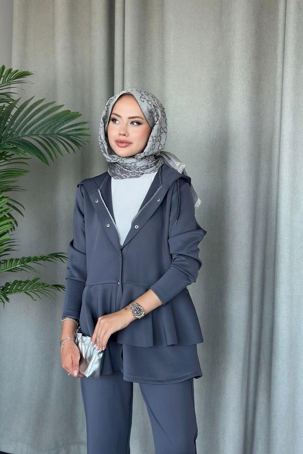 Lady Scuba Takım Gri 2087 