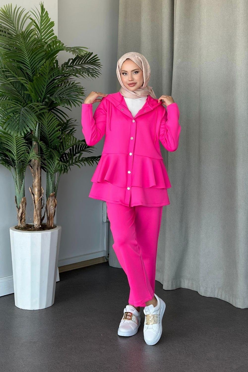 Lady Scuba Takım Pembe 2087 