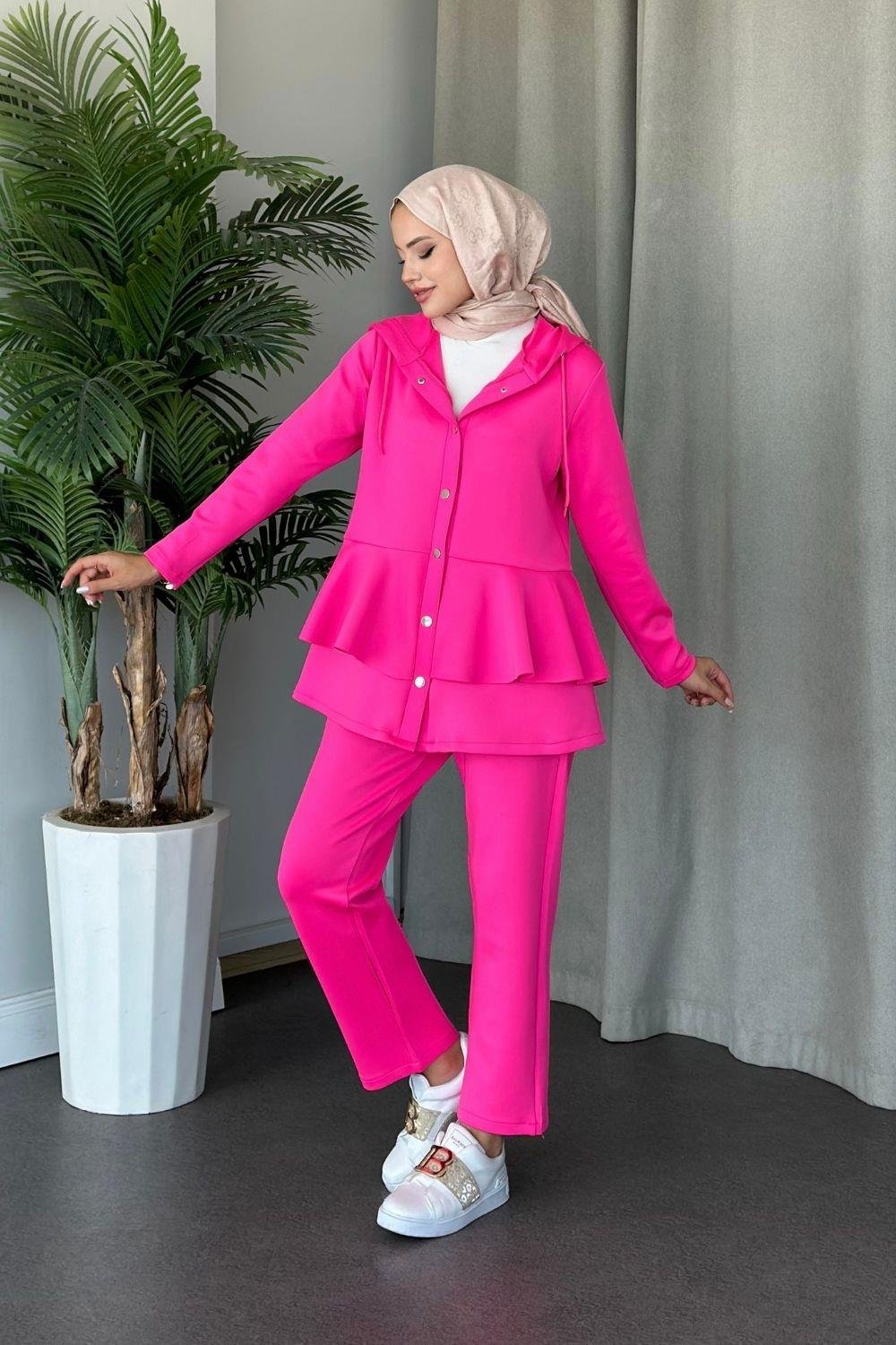 Lady Scuba Takım Pembe 2087 