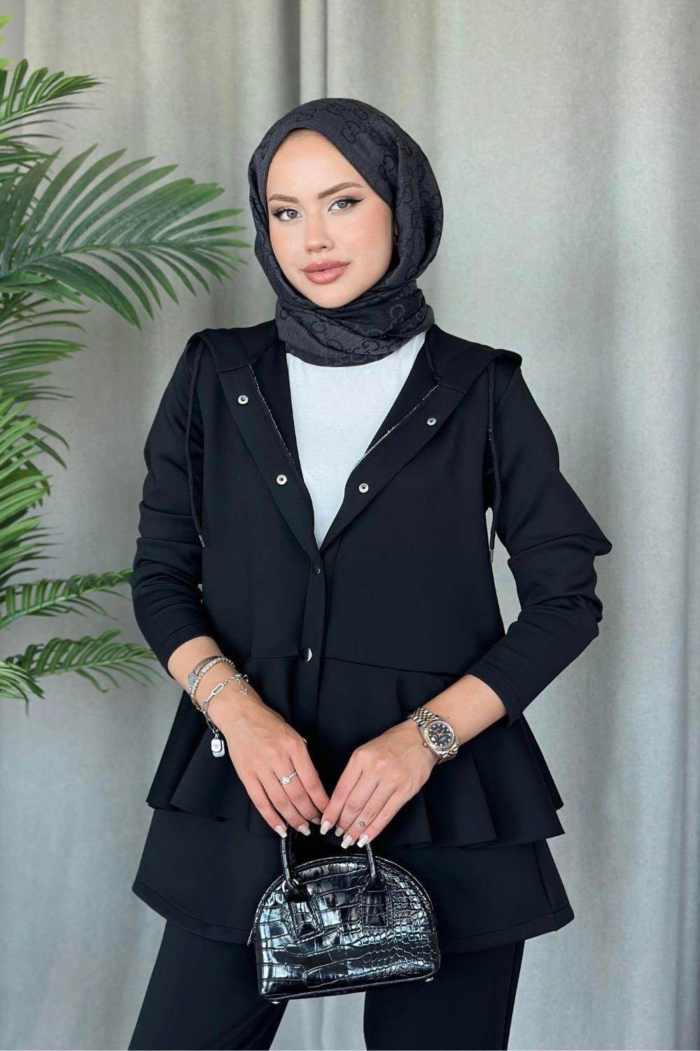 Lady Scuba Takım Siyah 2087 