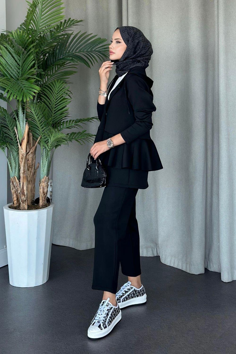 Lady Scuba Takım Siyah 2087 