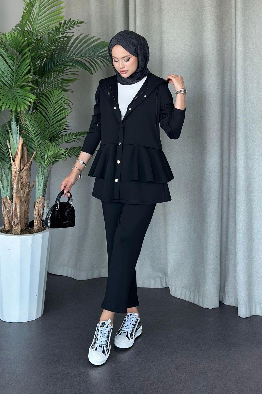 Lady Scuba Takım Siyah 2087 