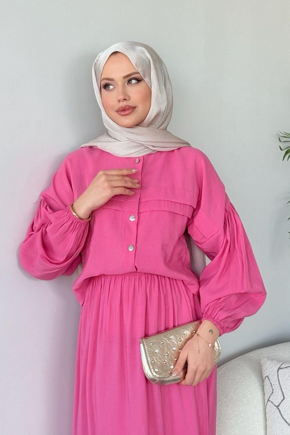 Lia Etekli Takım Pembe 2101 