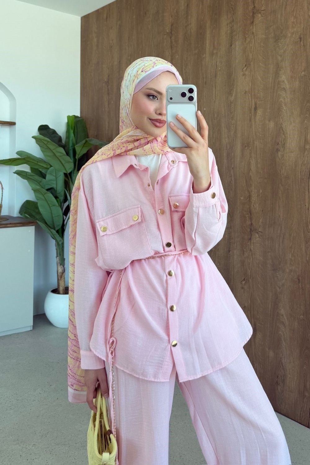 Şanel Çıtçıt Takım Pembe 2112 