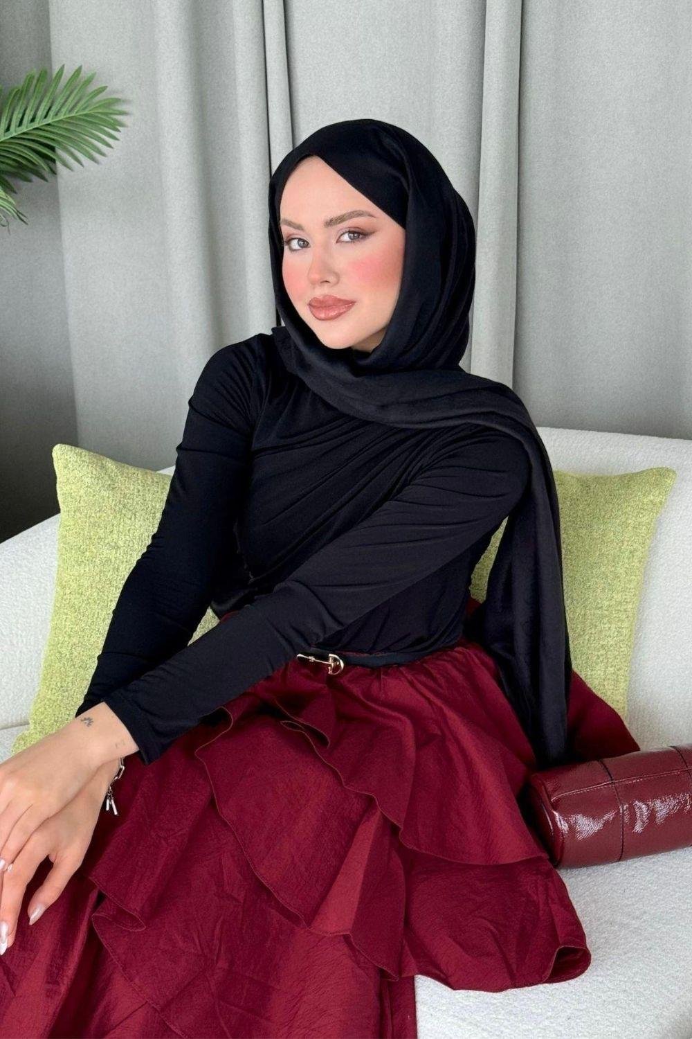 Normany Bluz Siyah 2136 