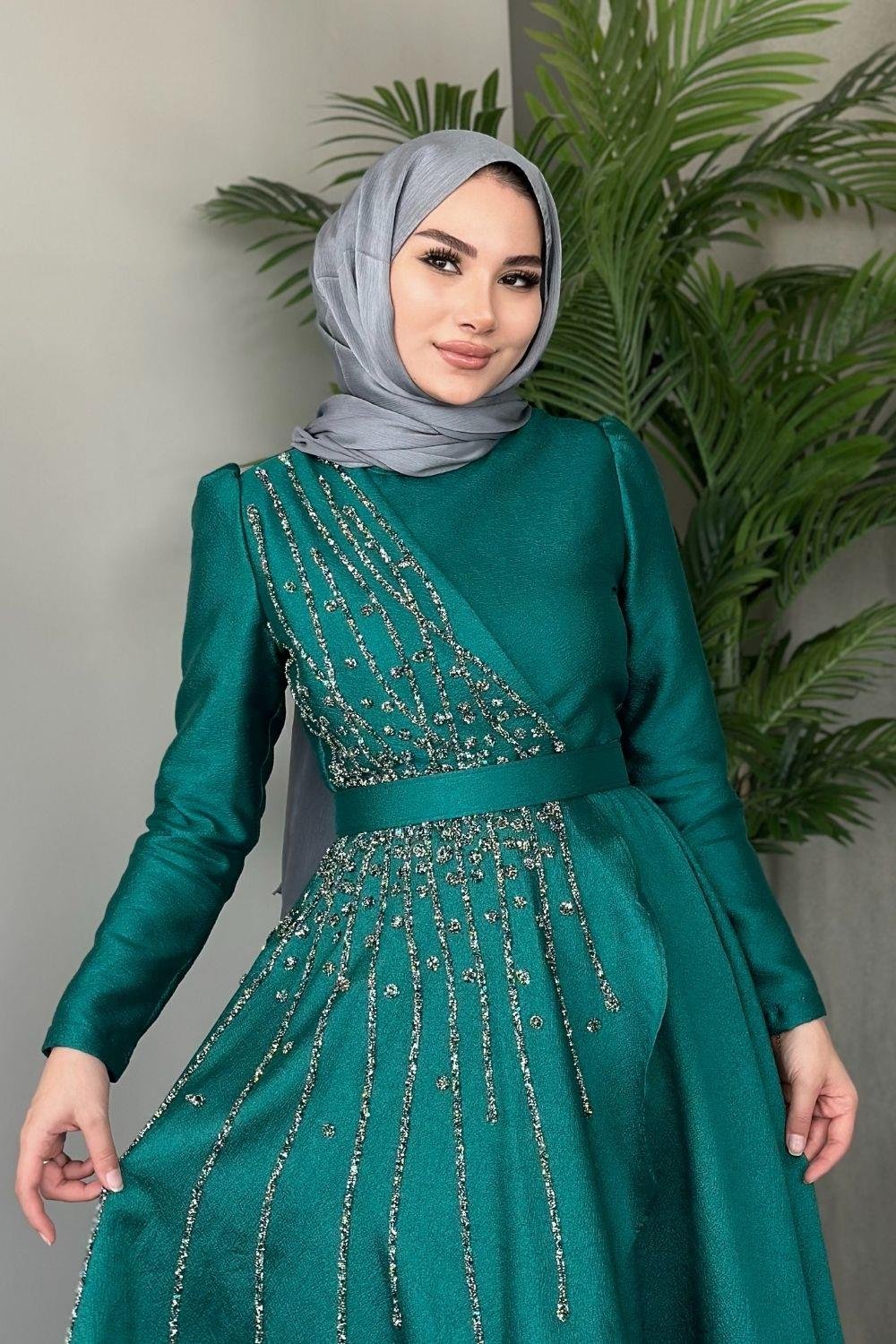 Sıla Abiye Zümrüt 2199 