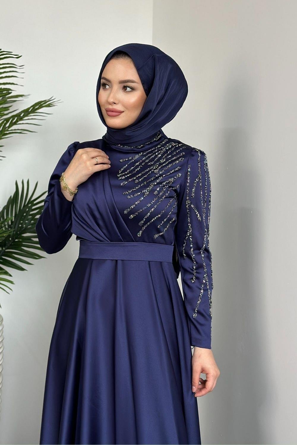Zühre Abiye Lacivert 2201 