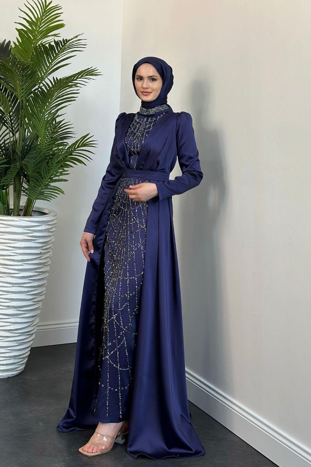 Simay Abiye Lacivert 223600 