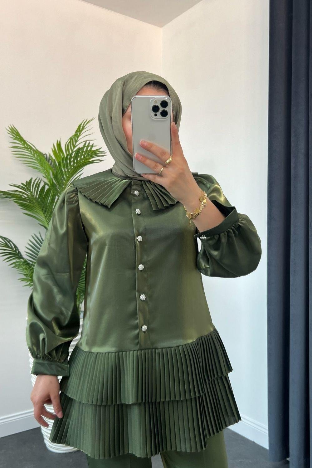 Aydan Yakası Piliseli Takım Haki 2254 