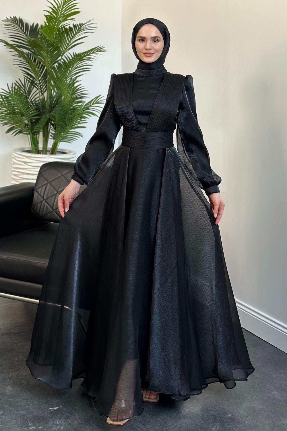 İzgi Abiye Siyah 23000 