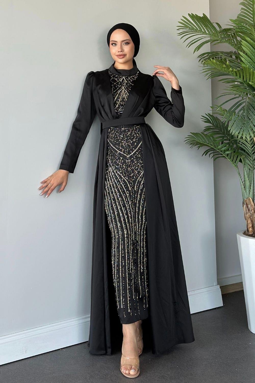 Cansel Abiye Siyah 230103 