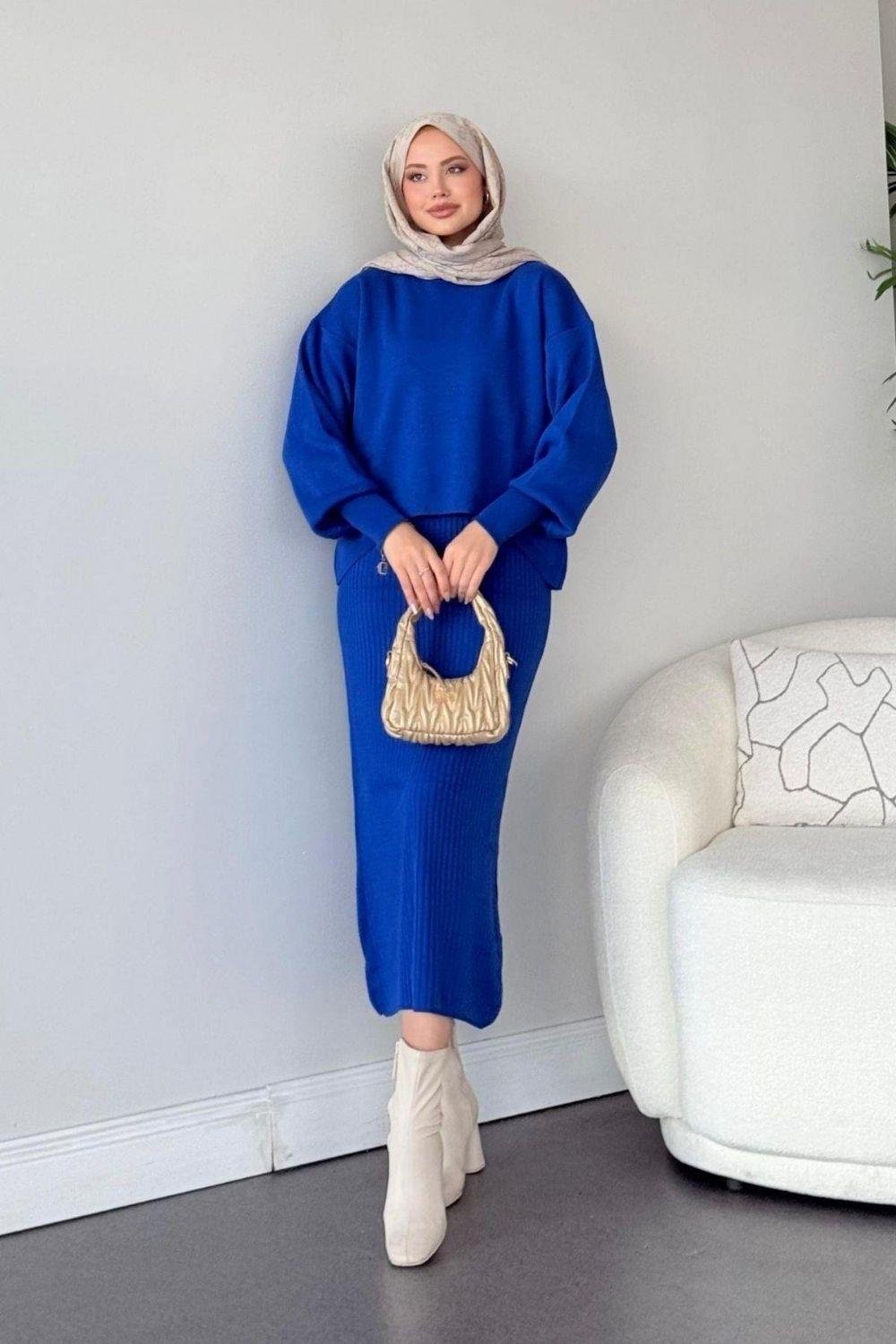 Asel Triko Elbise Saks 23014000 