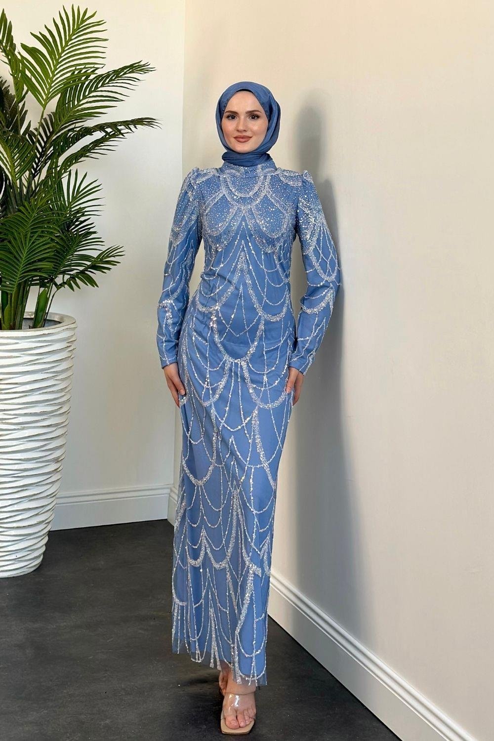 Defne Abiye Bebe Mavisi 23120 