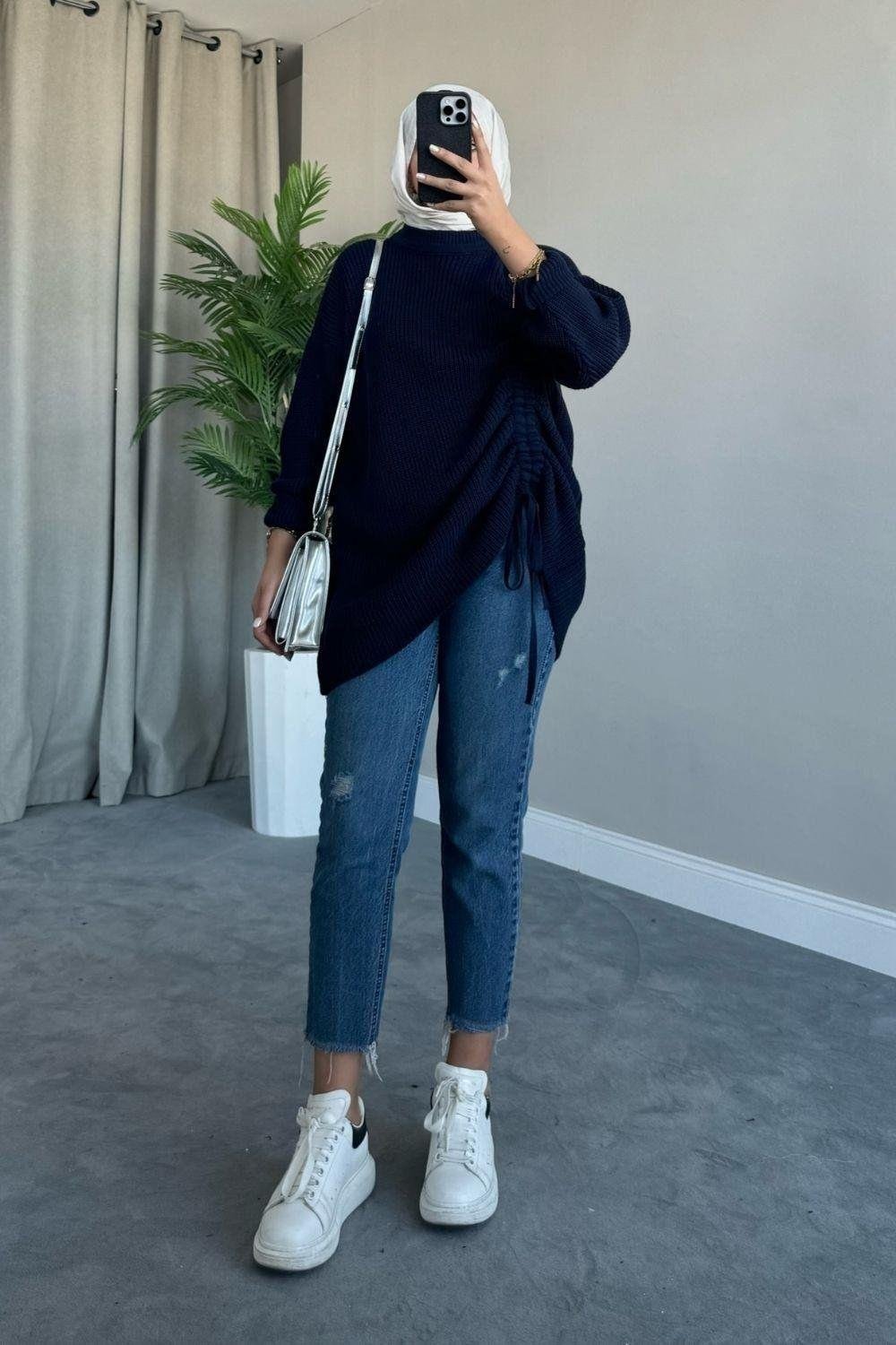 Piraye Kazak Lacivert 231200 