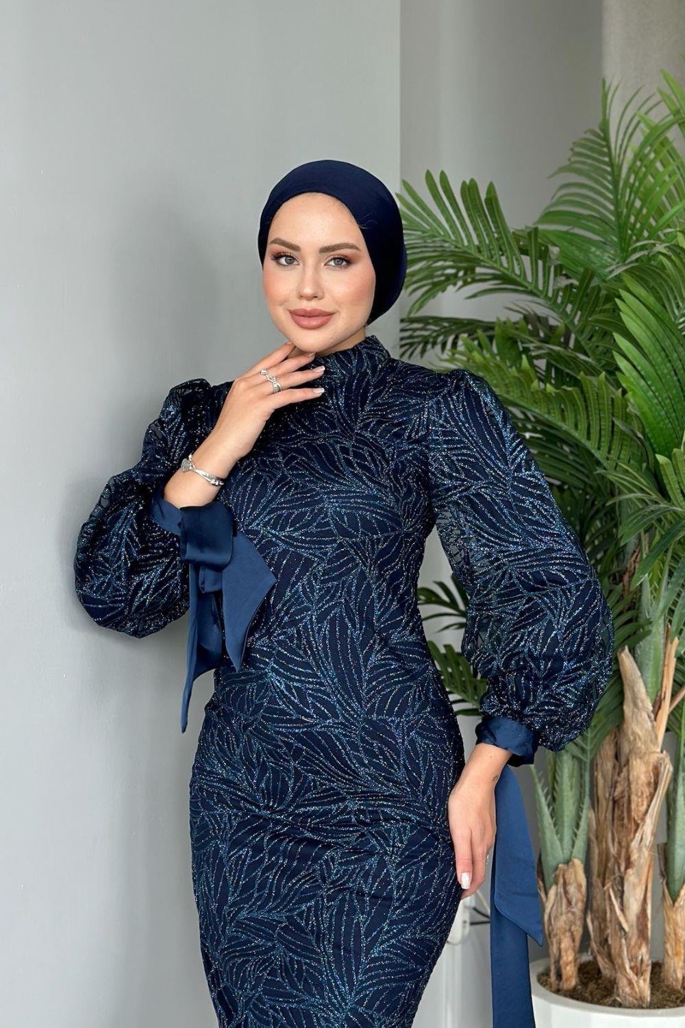 Simge Abiye Lacivert 2324 