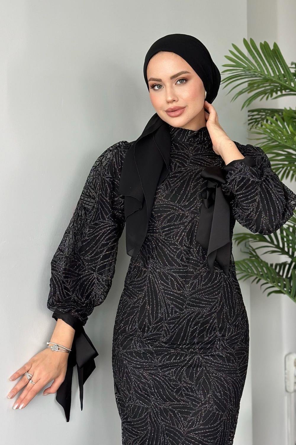 Simge Abiye Siyah 2324 