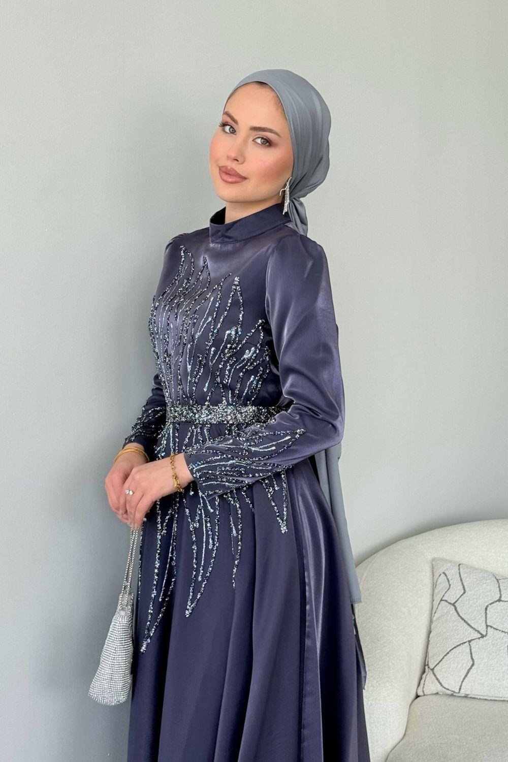 Define Abiye Lacivert 2355 