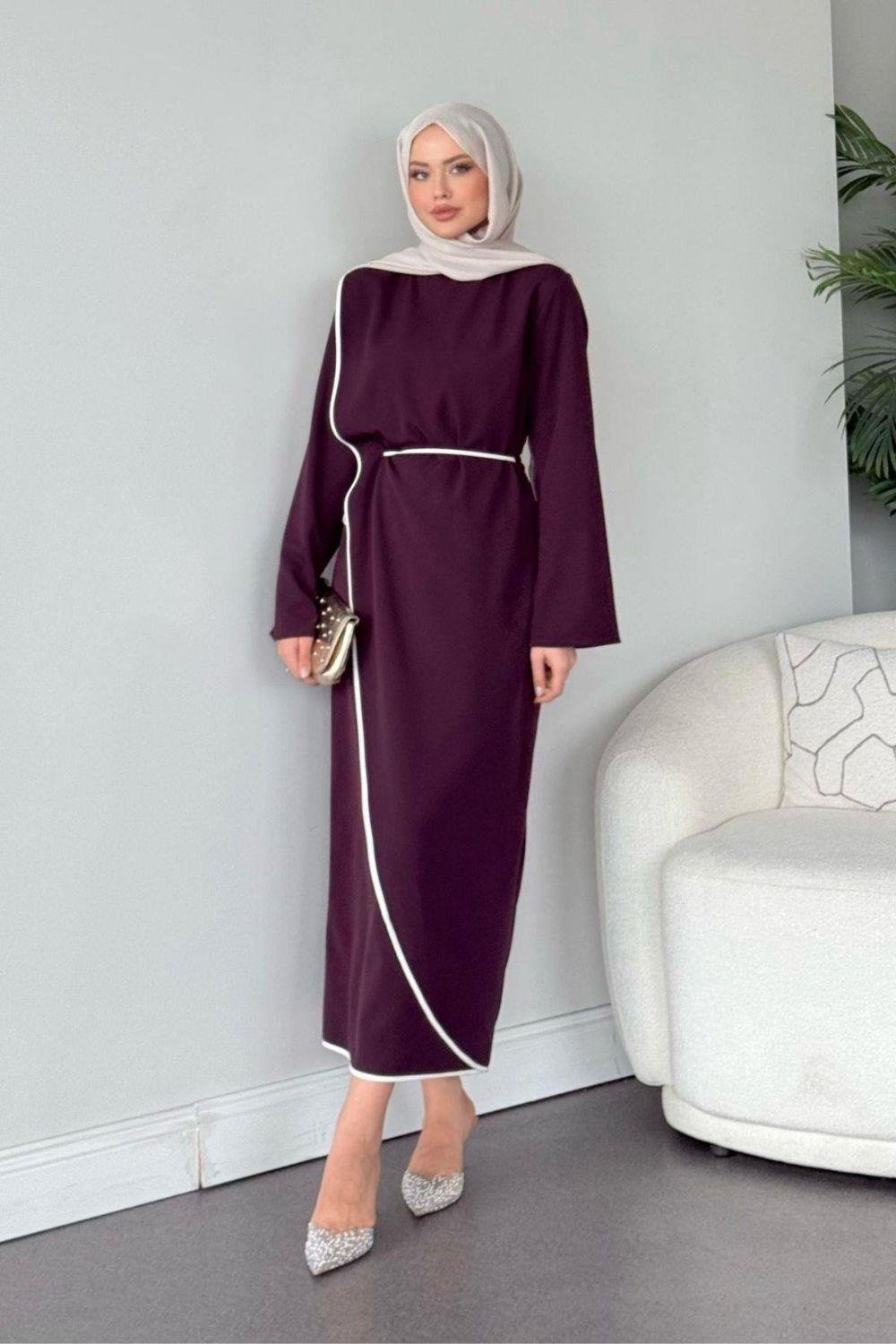 Dilruba Elbise Mürdüm 2366 