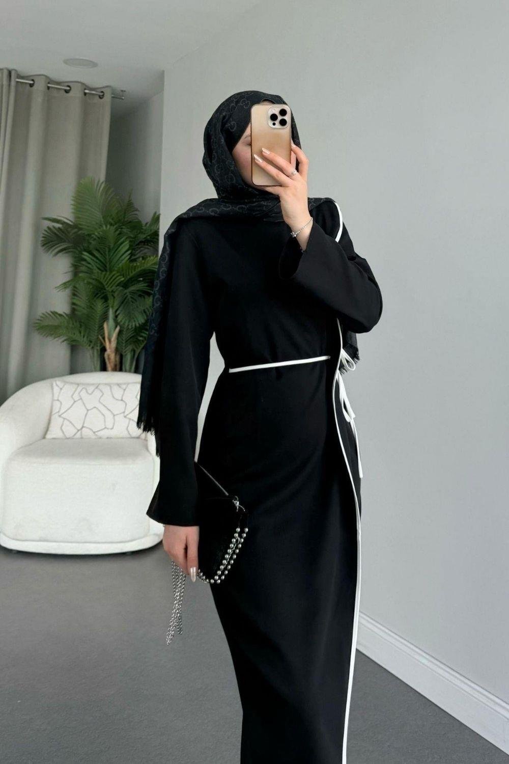 Dilruba Elbise Siyah 2366 