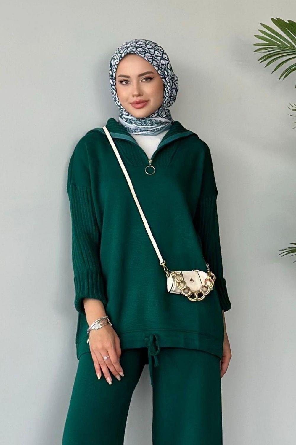 Liney Triko Takım Zümrüt 2410 