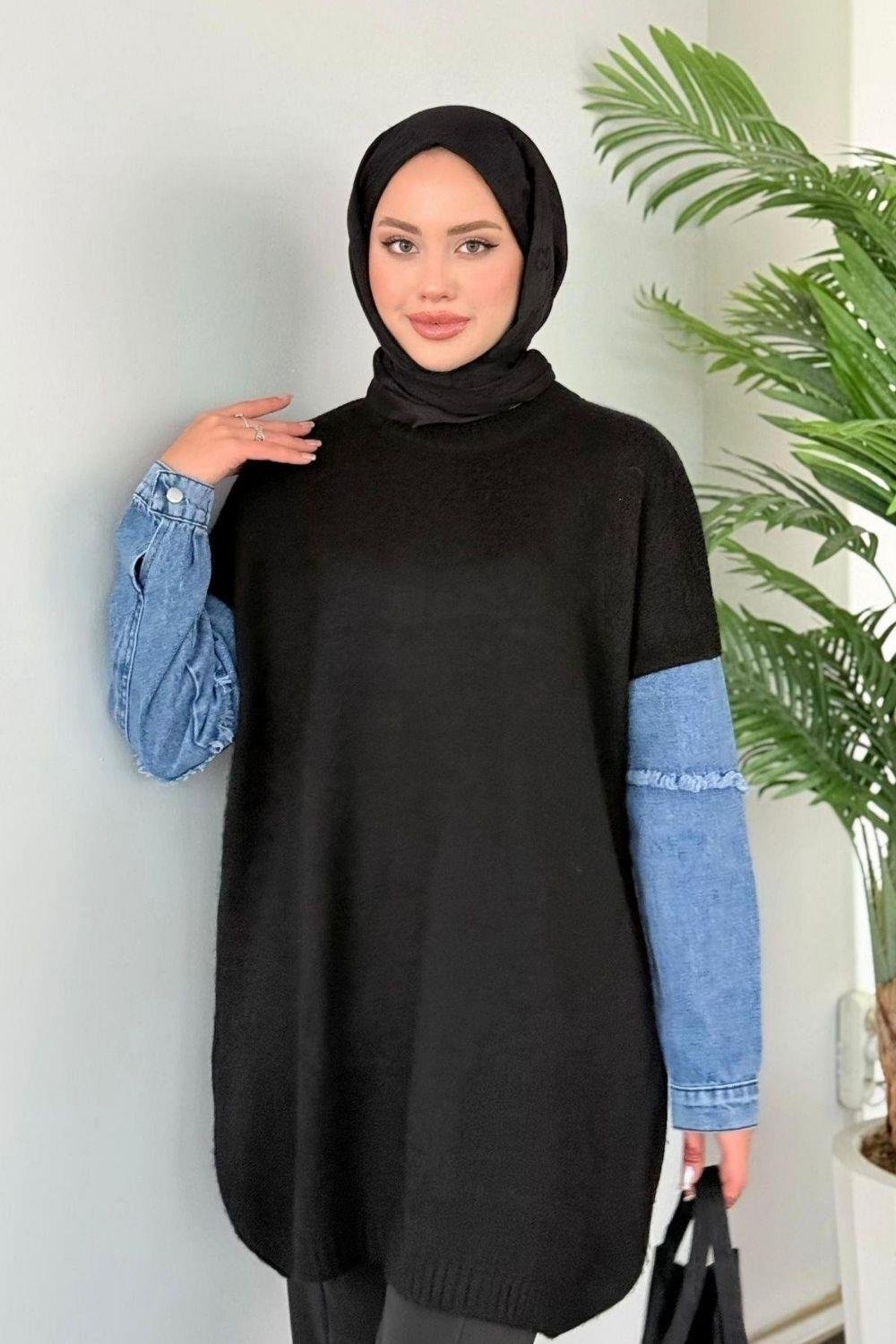 Yamaç Triko Kazak Siyah 241030 