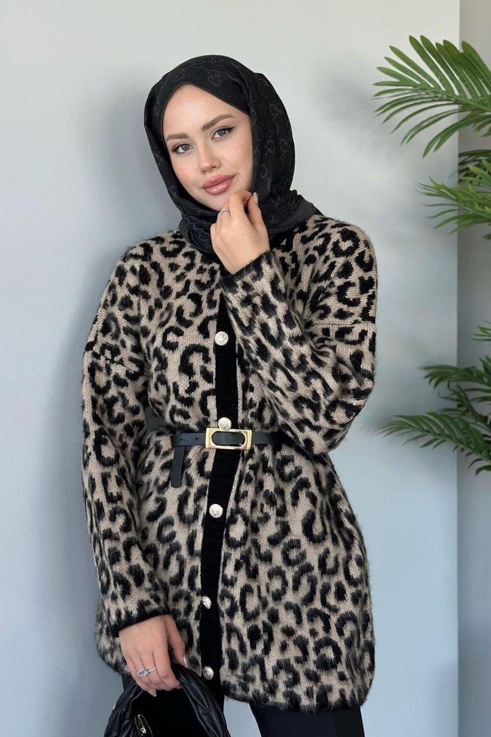 Leopar Hırka Kahverengi 241060 