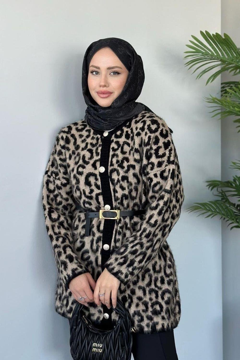 Leopar Hırka Kahverengi 241060 