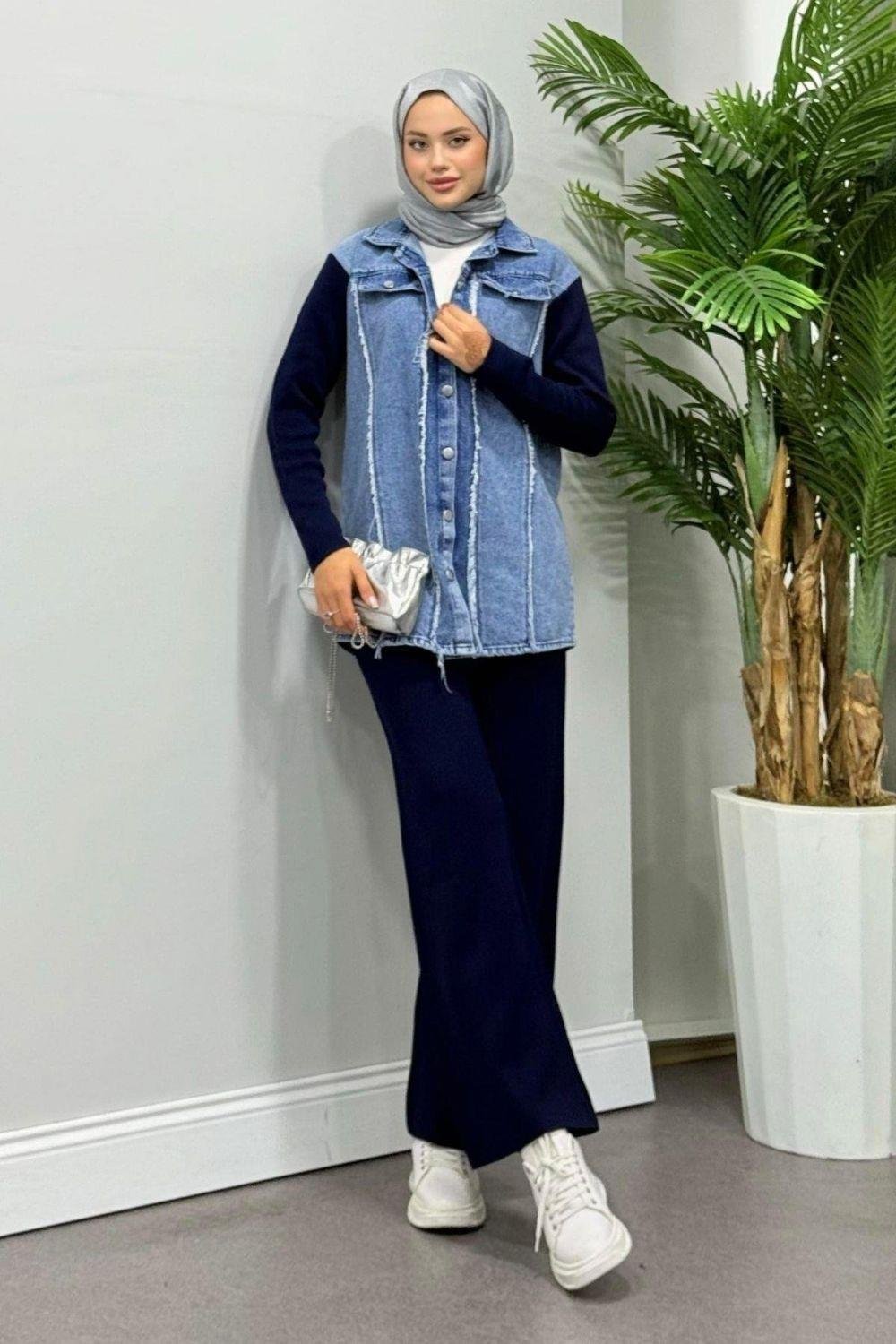 Henna Triko Jeans Takım Lacivert 241080 