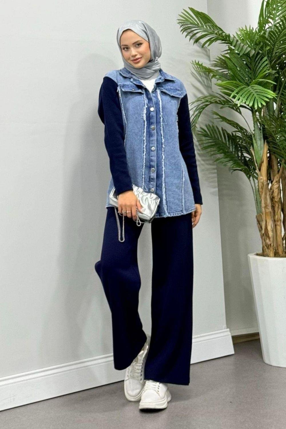 Henna Triko Jeans Takım Lacivert 241080 