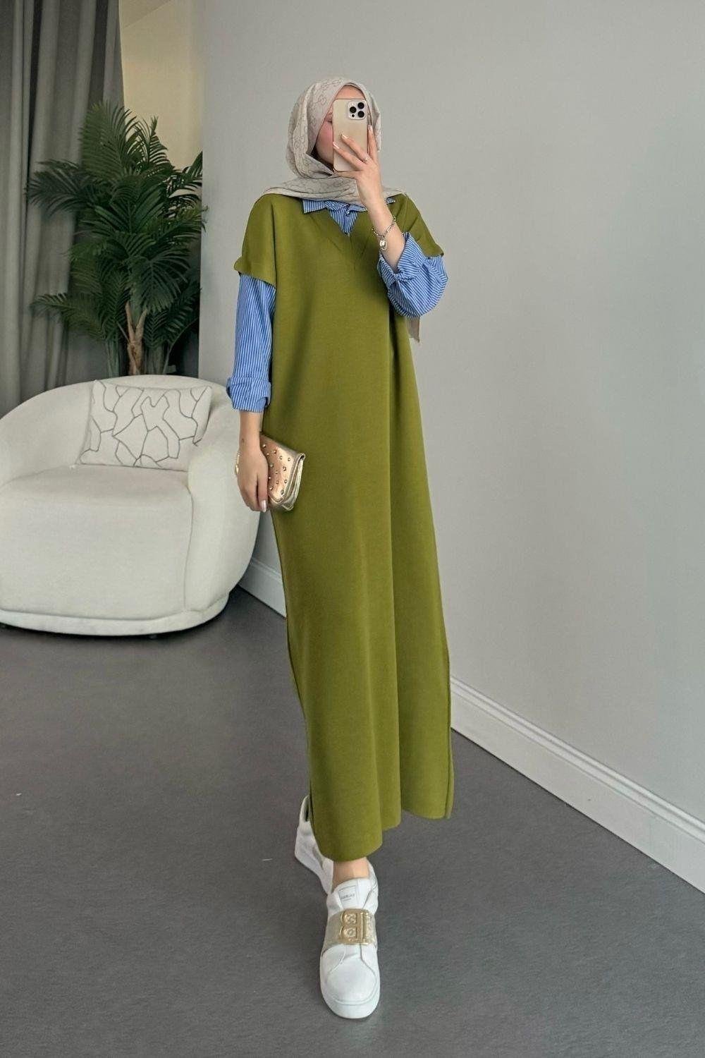 Muadil Elbise Yağ Yeşili 241110 
