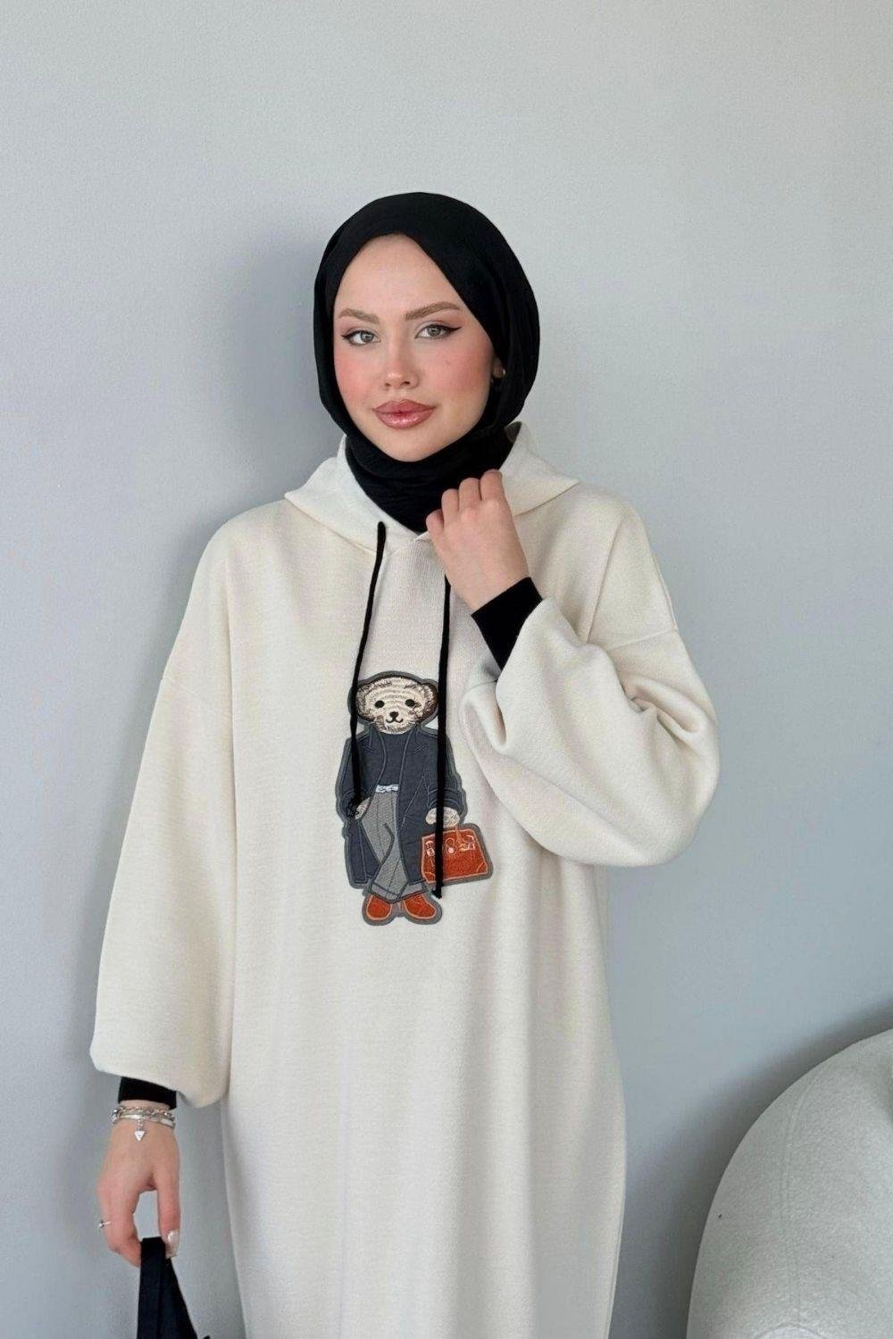 Ayıcıklı Spor Elbise Taş 241220 