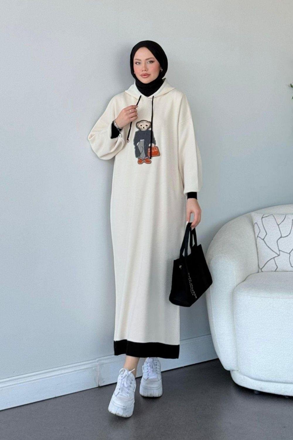 Ayıcıklı Spor Elbise Taş 241220 