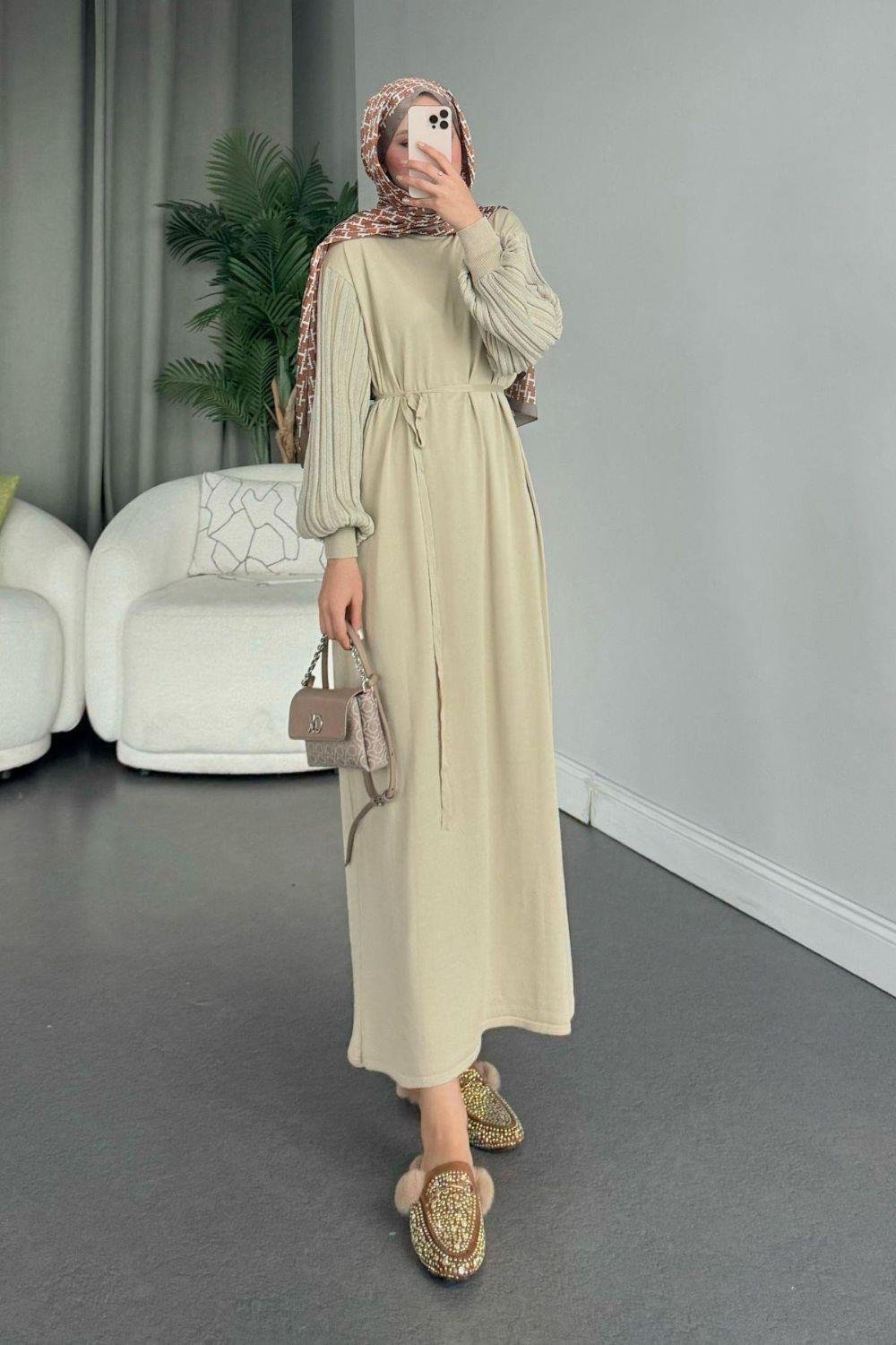 Missina Merserize Elbise Taş 241330 