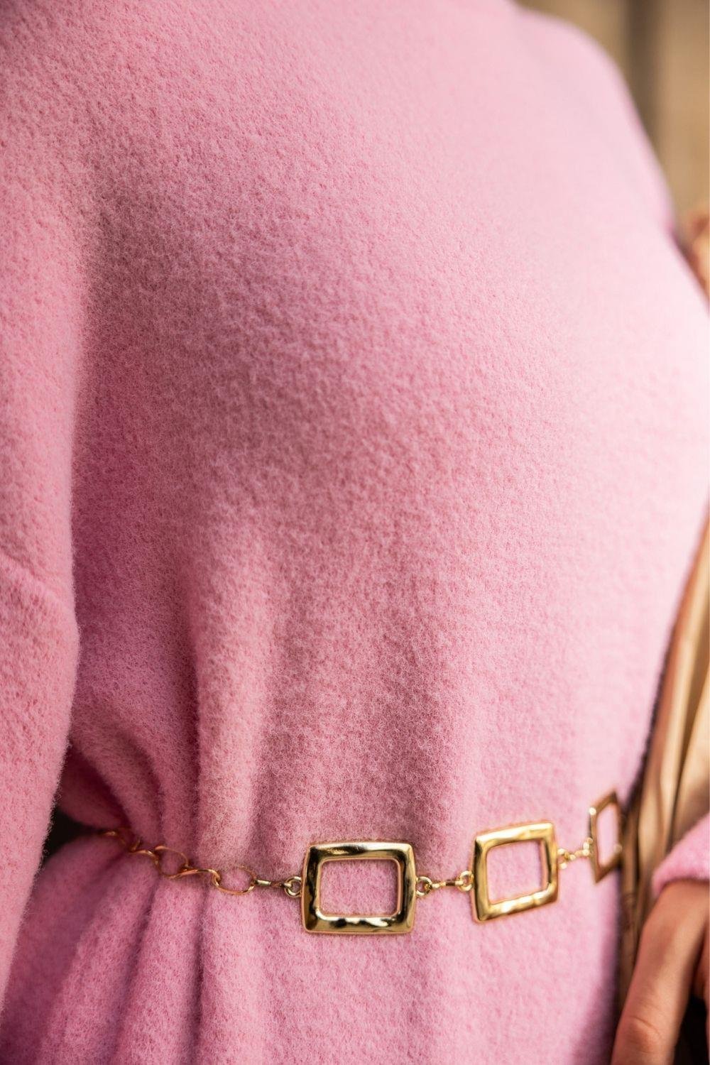 Kol Salaş Keçi Sakal Elbise Pembe 241360 