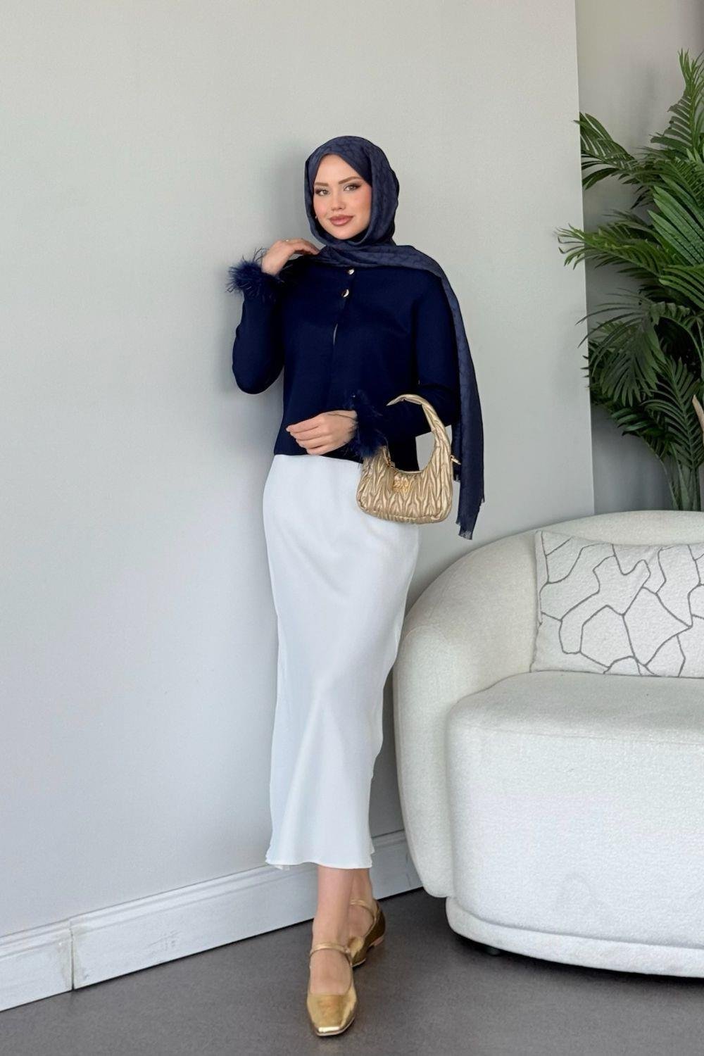 Otiş Hırka Lacivert 241370 