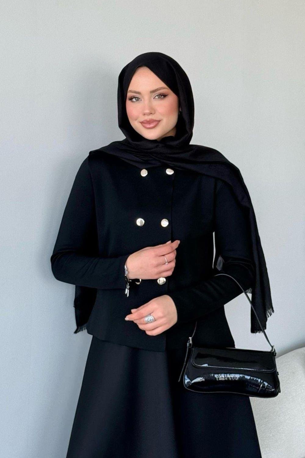 Ayben Hırka Siyah 241386 