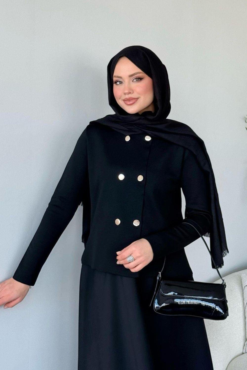 Ayben Hırka Siyah 241386 