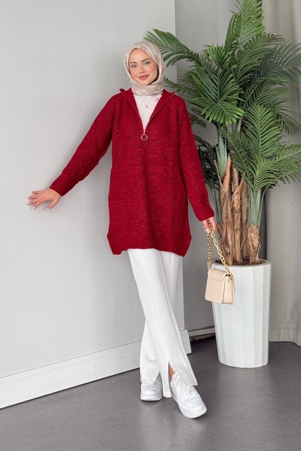 Birsen Kazak Bordo 24240 