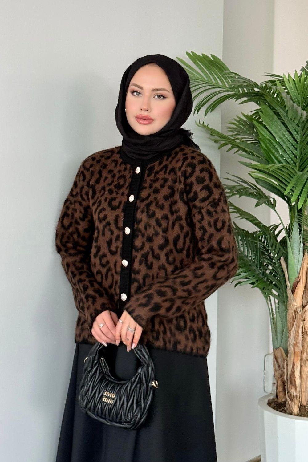 Massi Leo Hırka Kahverengi 242424 