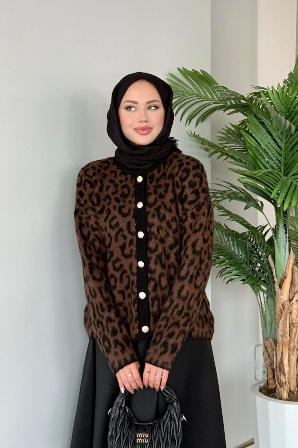 Massi Leo Hırka Kahverengi 242424 