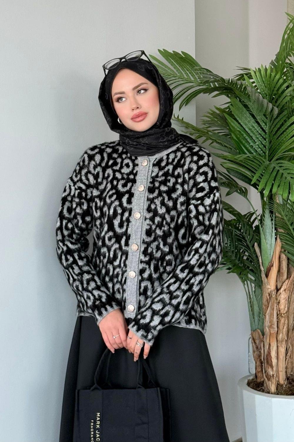 Massi Leo Hırka Siyah 242424 