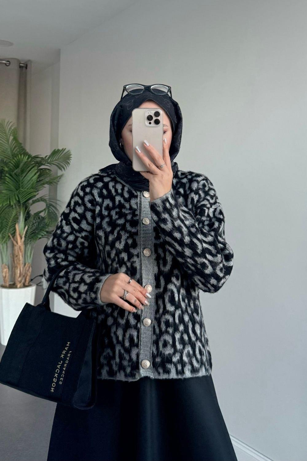 Massi Leo Hırka Siyah 242424 