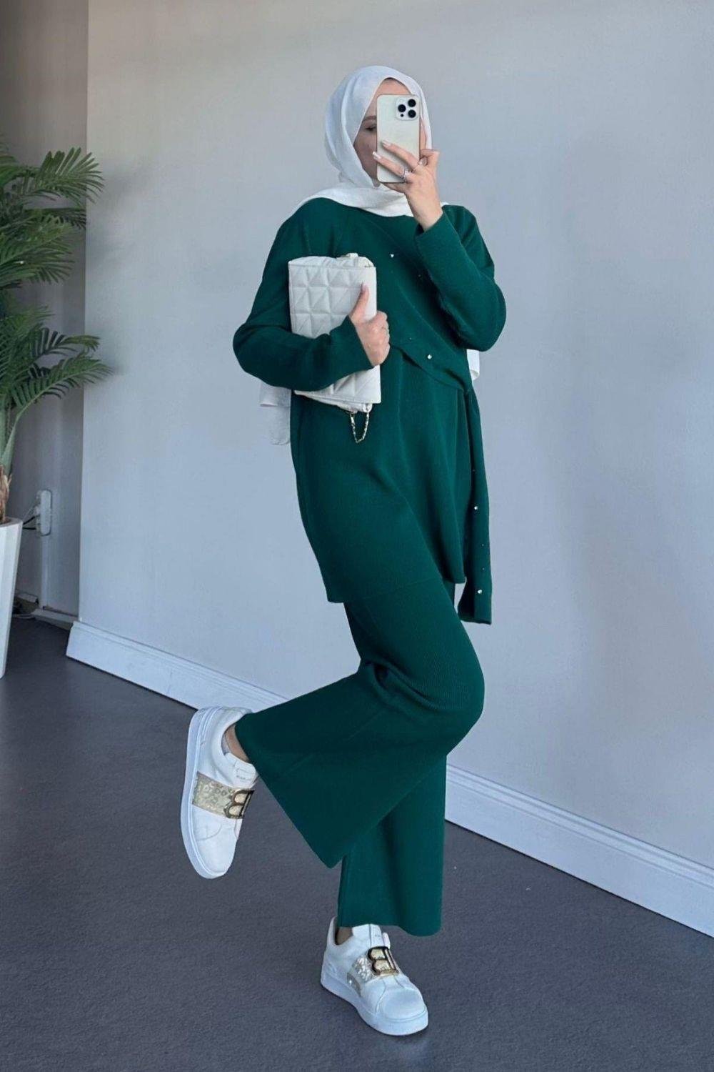 Nazlışah Triko Takım Zümrüt 24270 