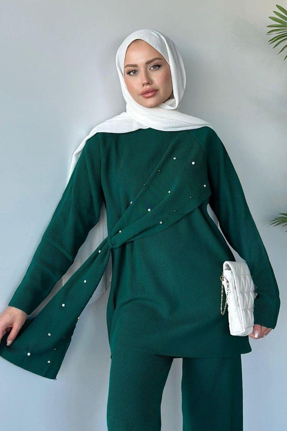 Nazlışah Triko Takım Zümrüt 24270 