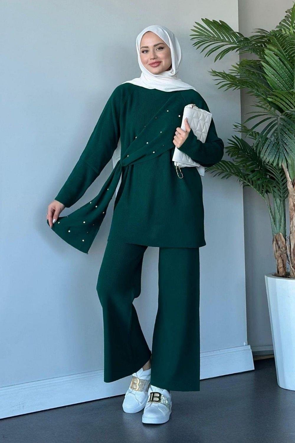 Nazlışah Triko Takım Zümrüt 24270 