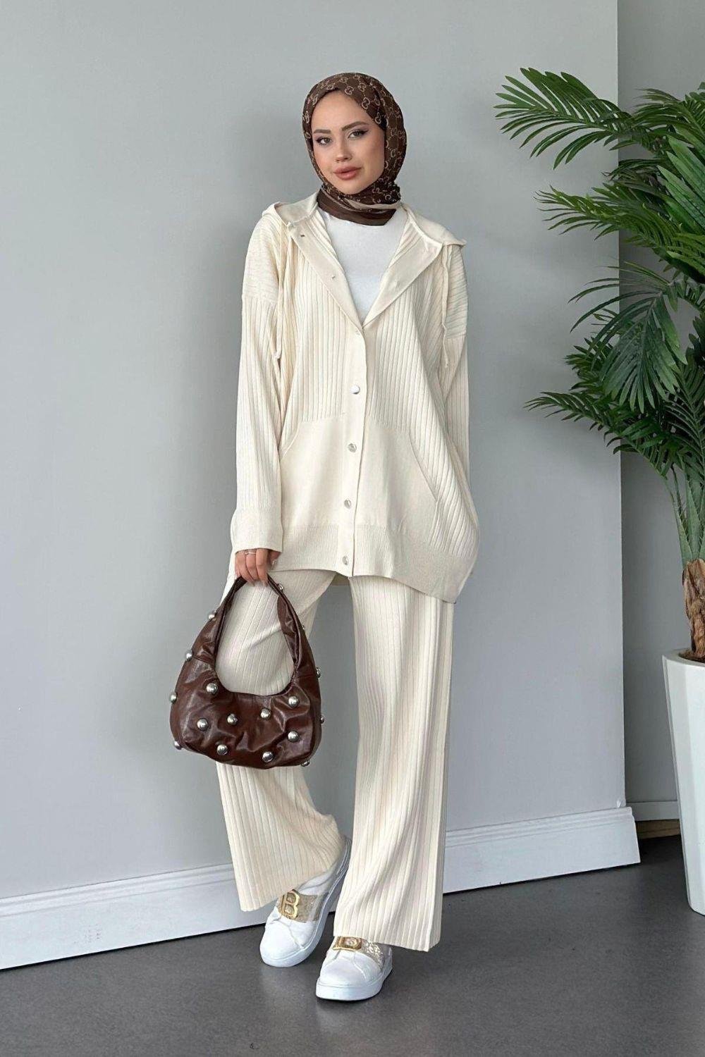 Minel Triko Takım Ekru 2440 