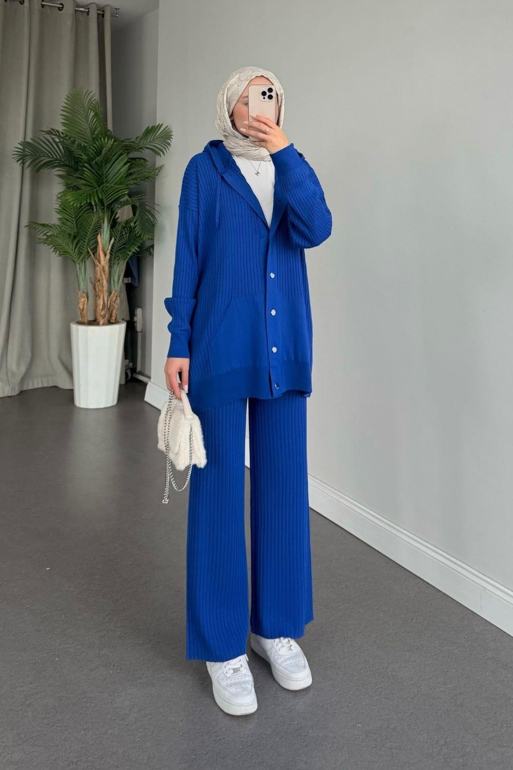 Minel Triko Takım Saks 2440 