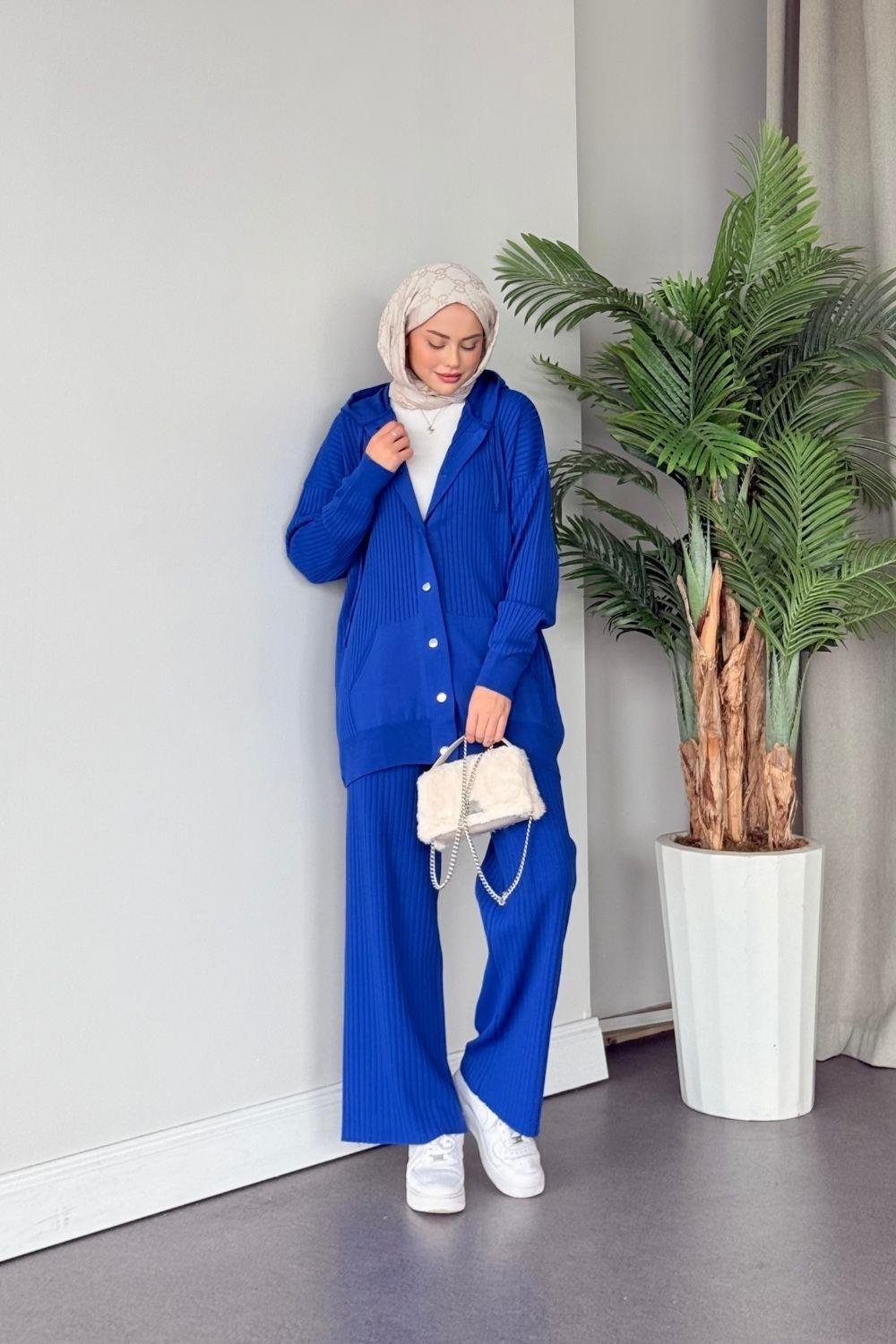 Minel Triko Takım Saks 2440 