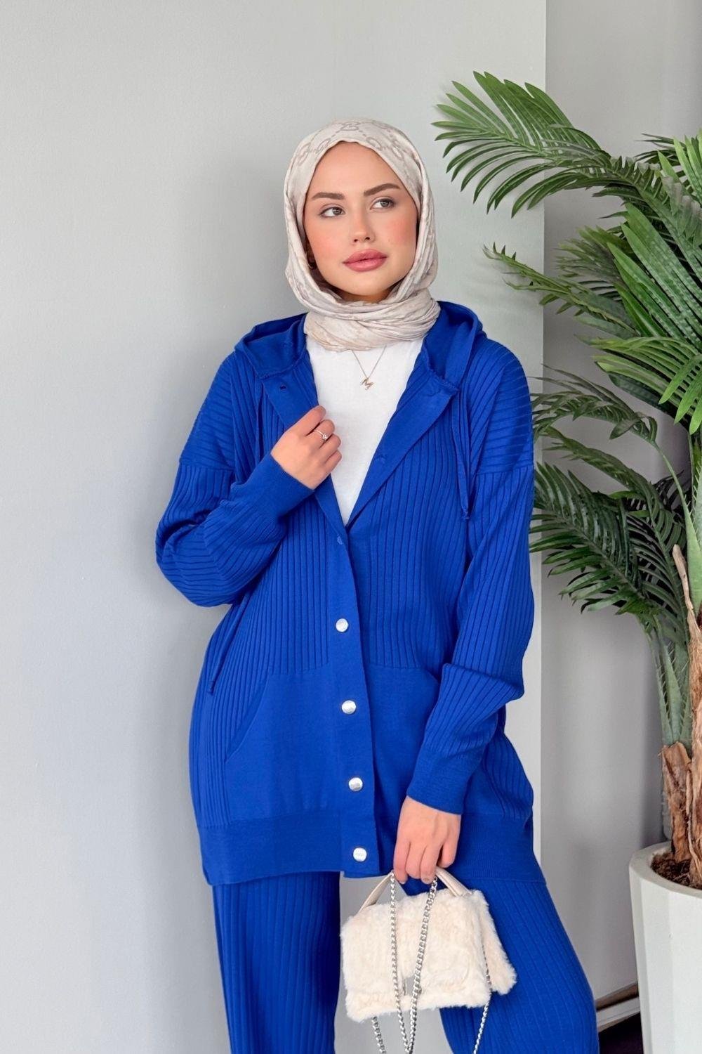 Minel Triko Takım Saks 2440 